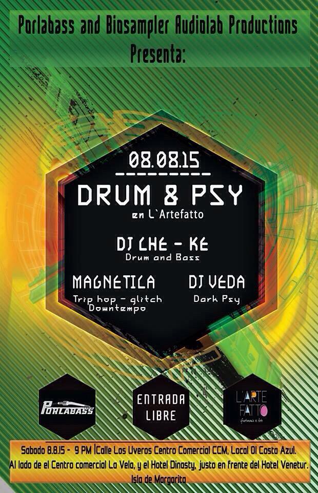 porlabass's tweet photo. Este sábado 8 de agosto en @lartefatto Dj veda Dj che-ke magnética en vivo no te lo pierdas http://t.co/mC8Zzrq1QB