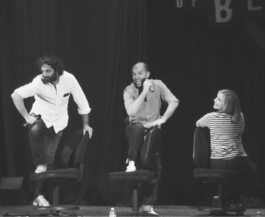 Awesome show last night <a href="/paulscheer/">Paul Scheer</a> <a href="/MsJuneDiane/">June Diane Raphael</a>