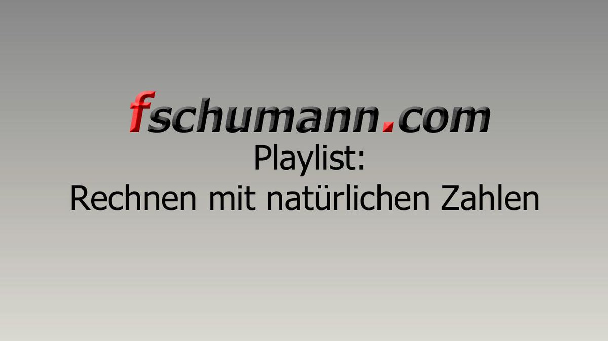 FSchumannCOM's tweet photo. #Rechnen mit #natürlichen #Zahlen #Lernvideos #FSchumannCOM #Mathematik #Gymnasium #FlipClass
https://t.co/pG2xkx8w1k http://t.co/ZFO2WCjruO