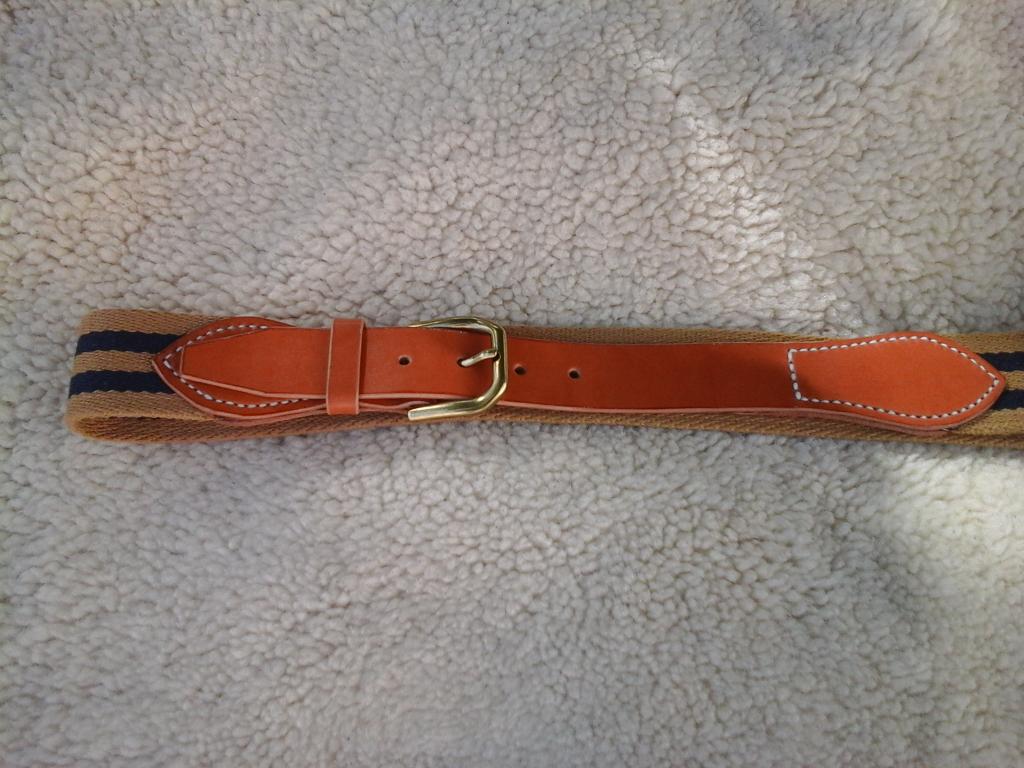 bernipiel's tweet photo. Cinturón combinado vaquetilla y lona,cosido a mano a dos agujas.Verdadera artesania. http://t.co/V6On7jjwZh