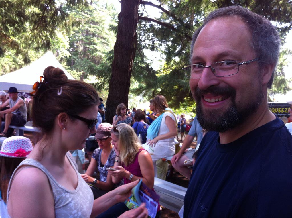 Tim_Hewison's tweet image. At the Filberg Festival with Stephen and Tara #bclongweekend