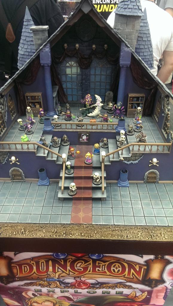 msnods's tweet image. This years's Super Dungeon Explore layout was a haunted house. Cc: @PlayUnplugged #gencon2015