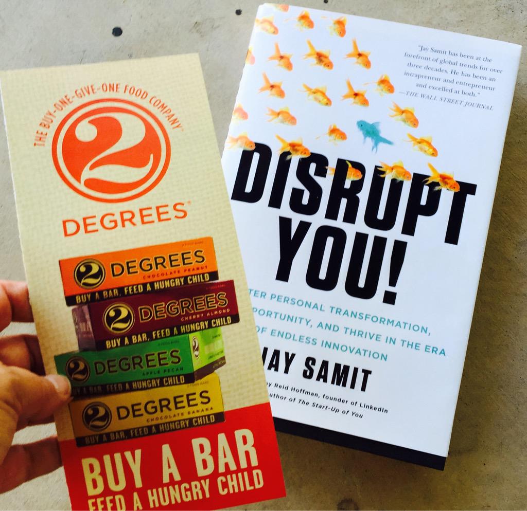 2DegreesFood's tweet photo. Look what we found inside @jaysamit's great book we were reading today, picked up at #DOHAGoals. #company4socialgood http://t.co/T2PmEjE8v5