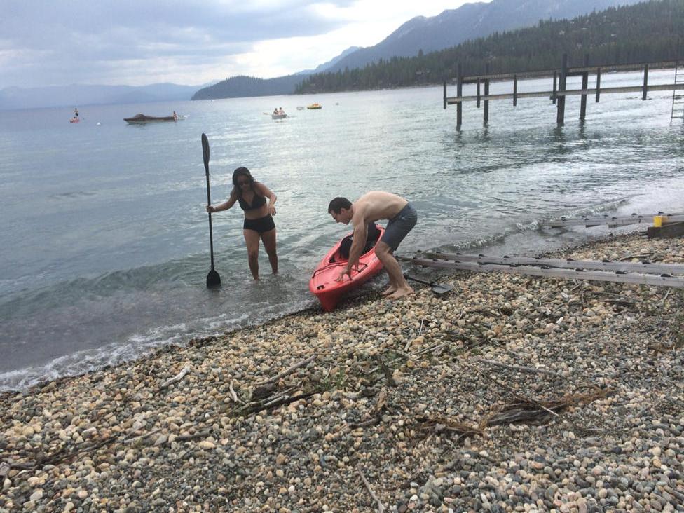 MichaelRachlis's tweet photo. Candid Camera Lakeside Beauties @tinahuang @jmichaelfeldman #TonAnnie #LakeTahoe #WeekendWedding #SHRED http://t.co/RtGz5bUHNM