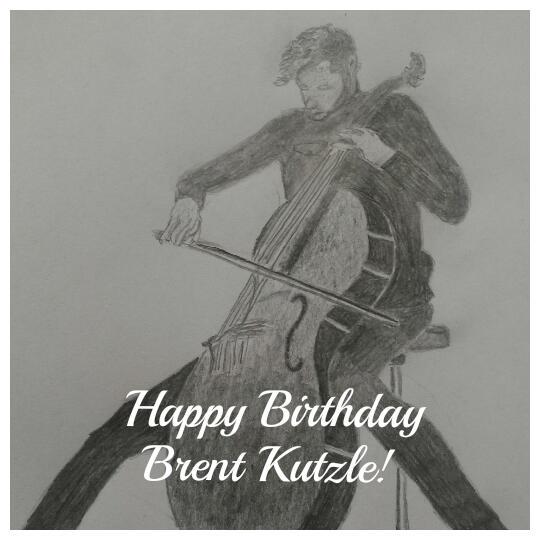 Happy Birthday Brent Kutzle!   This is my drawing for you!    