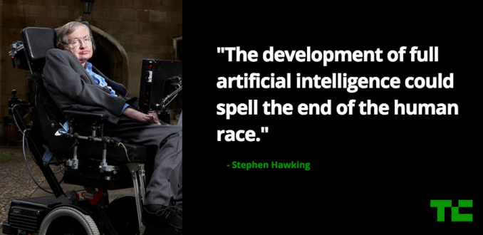 Stephen Hawking and Elon Musk warn of 'virtually inevitable' AI arms race  http://t.co/F8MlCVfi1e