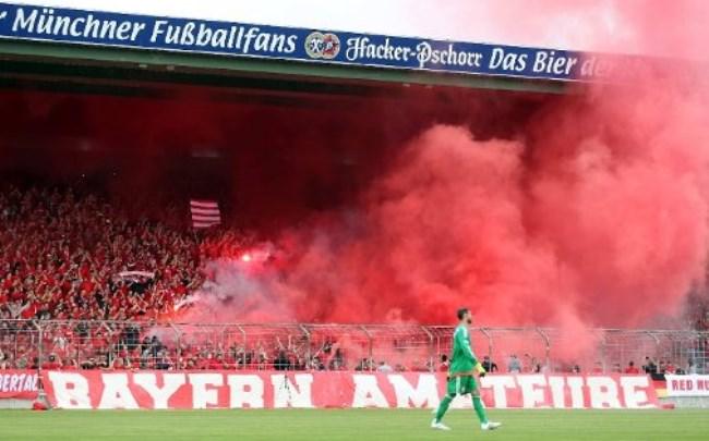 FussballUltras's tweet photo. Bayern München U23 - 1860 München U23 02.08.2015 http://t.co/7zTKGUb8MW