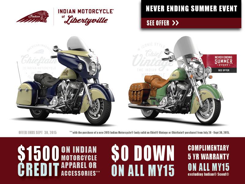 IndianLetsRide's tweet photo. Never Ending Summer in Libertyville, don't miss this #indianmotorcycle exclusive!  http://t.co/DKmH9GyUv6 http://t.co/heZeojumrI