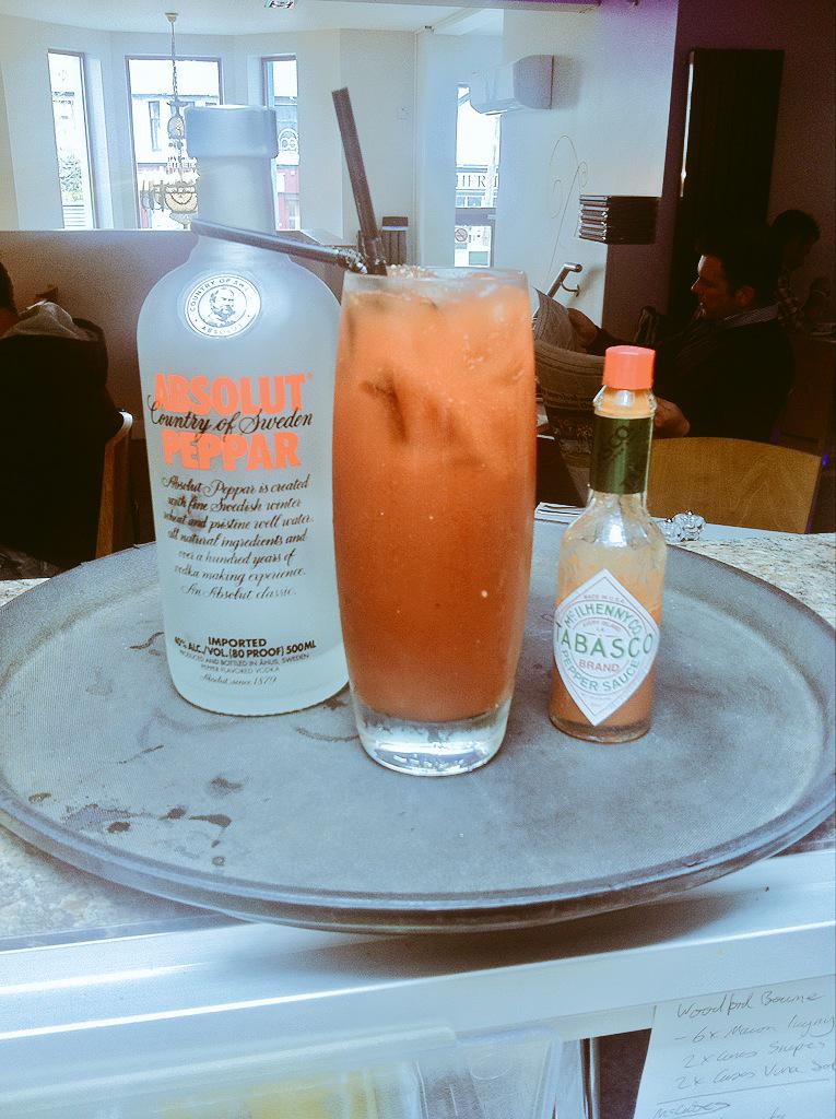 Jenniewright12's tweet photo. How hot do you have your Bloody Mary's? #hangovercure #welovecocktails @PearlChefGB @ChefWBridges @ABSOLUTvodka_US http://t.co/QcwHiDVa48