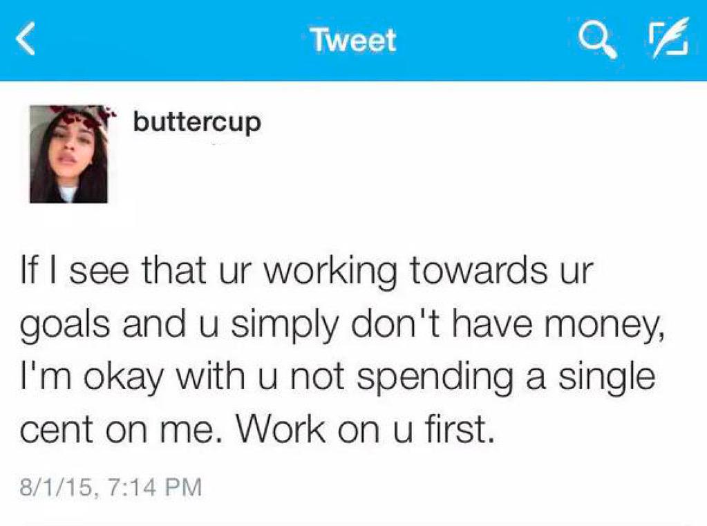 iadorewomen_'s tweet photo. women with a mentality like this deserve the world... http://t.co/KWtzPAgDxN