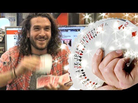 SafeDriversOnly's tweet image. Charlie &amp;amp; The Magic Card Trick vid.staged.com/7nuq #safedrivers #streets