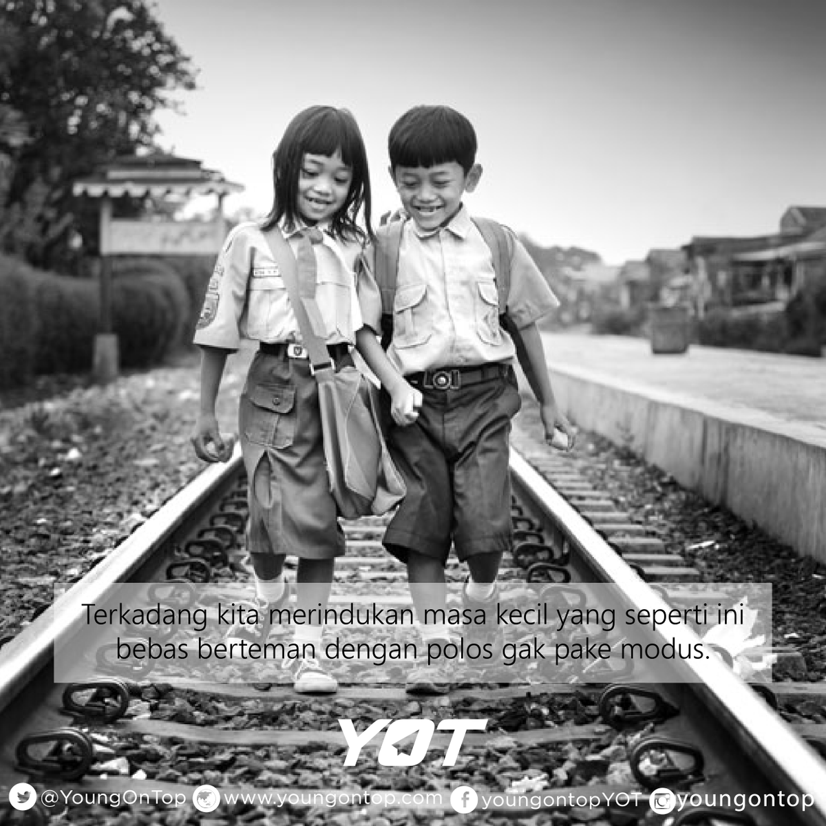 Terkadang kita merindukan masa kecil yang seperti ini, bebas berteman polos gak pake modus #TOPPicture