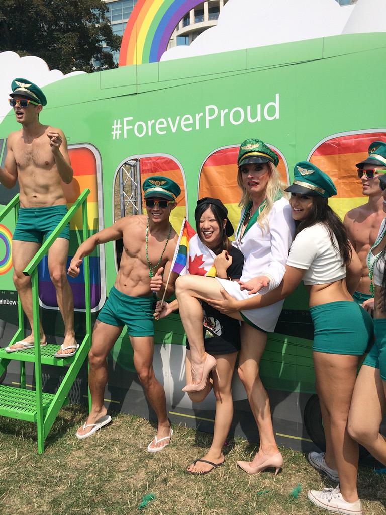mcmcmegie's tweet photo. 💙💛 #happypride #vancouver #pride2015 #prideparade #hivanonymous 💜💚 http://t.co/4TeBCKCv06