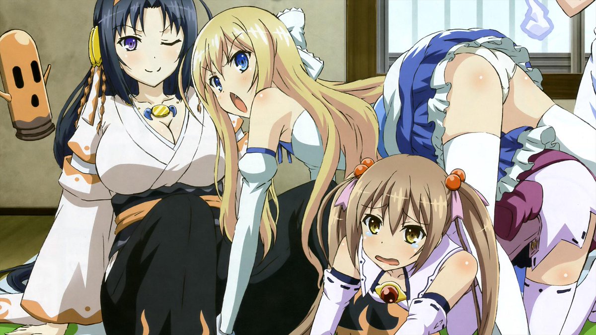 ট ইট র Pv Cmつき アニメ紹介所 六畳間の侵略者 幽霊 地底人 異星人 コスプレイヤーの侵略と恋とバトルを描く ハイテンション ハーレムコメディ 人気 ７ 要素 ギャグ 萌え ハーレム 日常 バトル Http T Co Xq38hoadi2