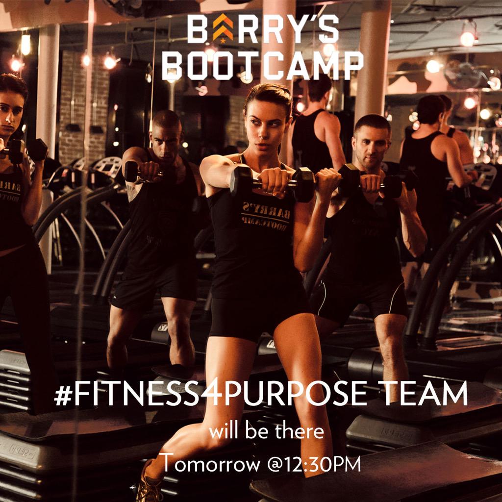 fitness4purpose's tweet photo. Tomorrow, #FITNESS4PURPOSE team will be working out their arms+abs at @BarrysBootcamp ! http://t.co/eYtehOLAA2