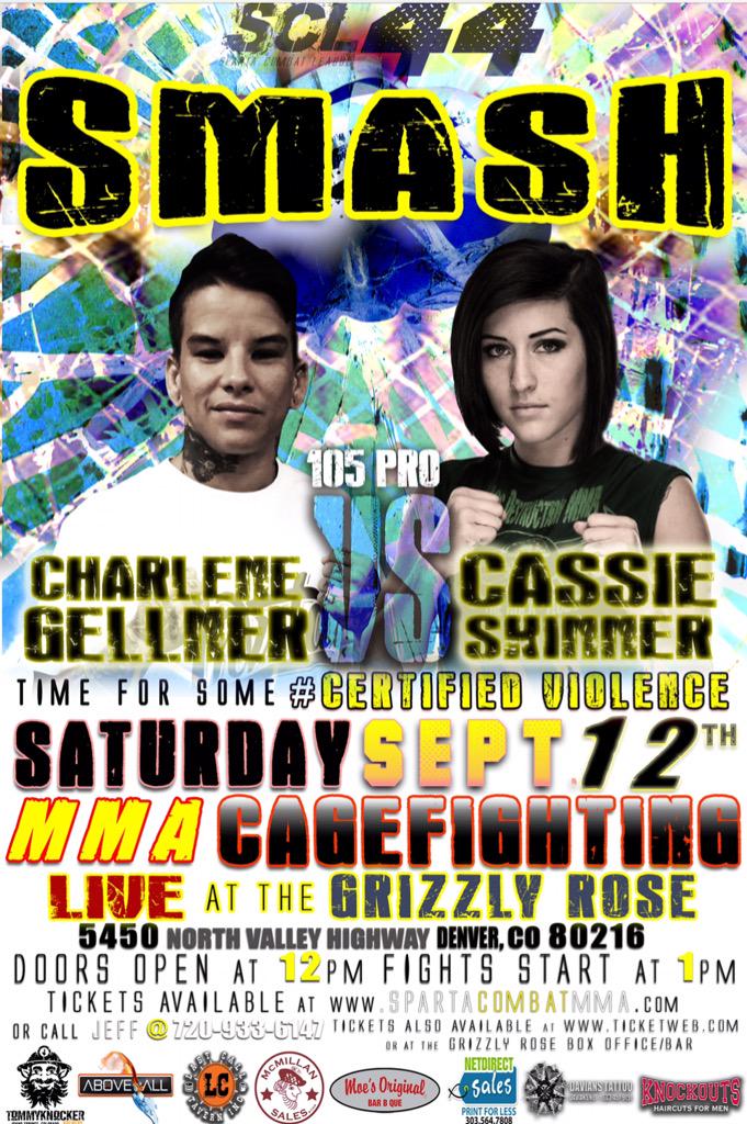 BAFAfighter's tweet photo. Here we go again. Our very own @CharleneGellner making her debut as an atomweight on September 12th. http://t.co/FmOVyQLdeM