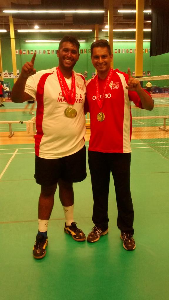 ak5000's tweet photo. Badminton men's doubles champs! @CAIG2015 #caig2015 http://t.co/3Mj04EPPyX
