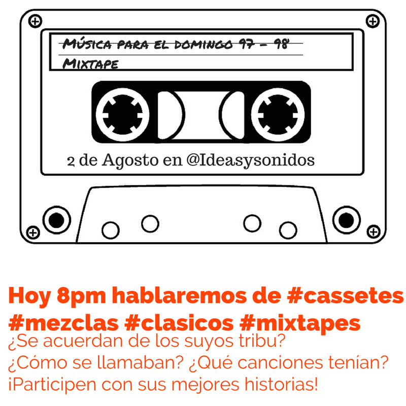 ideasysonidos's tweet photo. Hoy en @ideasysonidos hablaremos de #casets #mixtape #mezclas ¿Hicieron alguno? ¿Cómo se llamaban? ¡Participen! http://t.co/IKWd6yiXli