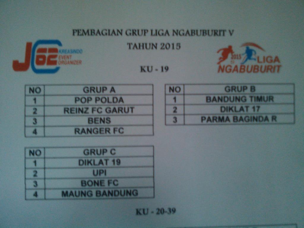 Drawing Group Liga Ngabuburit 2015