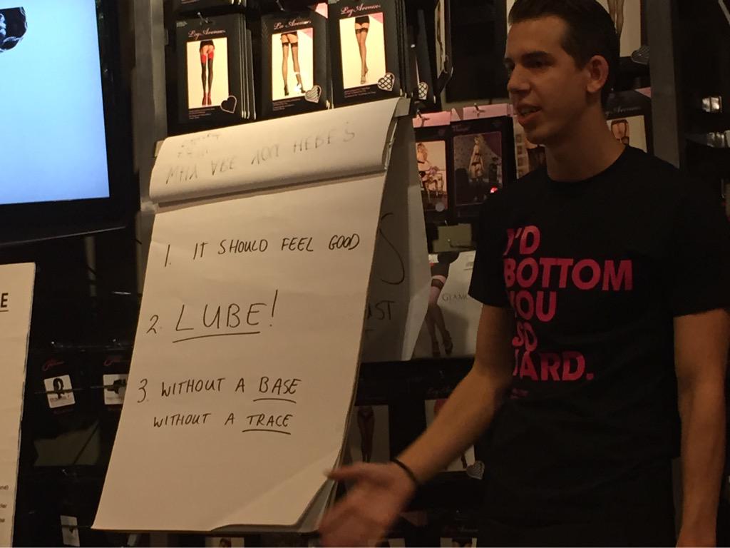 PleasureChestLA's tweet photo. The golden rules of butt sex! #AnalAugust #AnalSexMonth @goFraternize http://t.co/DryvHEKTFK
