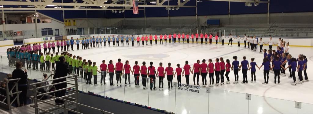 Capital_Ice_SST's tweet photo. Thank you everyone for this moment of silence for our precious Taylor at #CCTF15 #skateforTaylor @TeamNDSST ππβ€οΈ http://t.co/aryGQiNSev