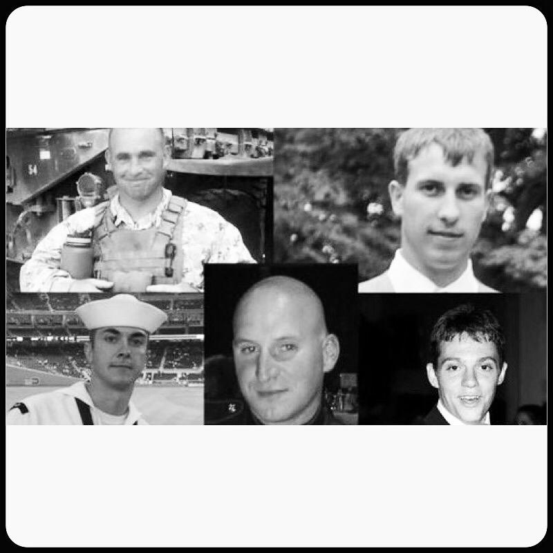 HonoringVets's tweet photo. Let's salute our newest #FallenHEROES: #MARINE SGTs Sullivan, Wyatt, Holmquist, LCPL Wells &amp; #NAVY PO2 Smith
#Salute http://t.co/7PfCqixyoL