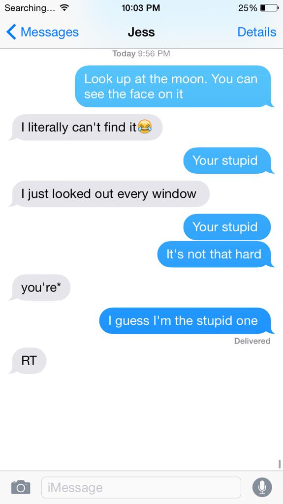 ConnorLynch5's tweet photo. We are both stupid @jess_vitale http://t.co/8sg14YI03f