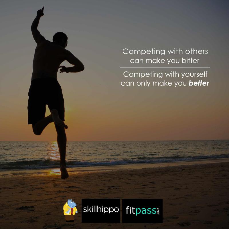 skillhippo's tweet photo. You are your best competition! Happy Monday! #MondayMotivation #Skillhippo http://t.co/xE0cJKtf2w