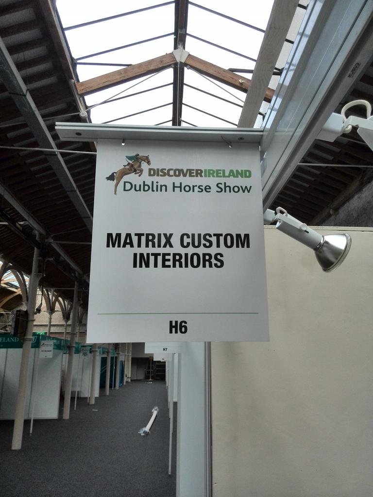 CustomMatrix's tweet image. My home for the next week! @DublinHorseShow