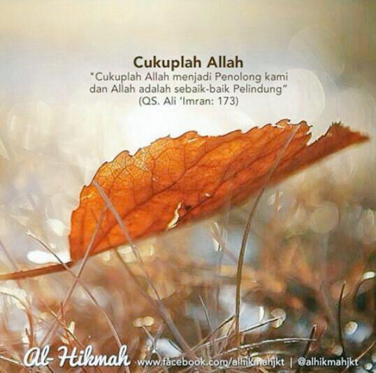 yaniecordova's tweet photo. Cukuplah hanya allah, Just Allah... http://t.co/brL6ThDPGw