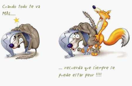 Es_Lujo's tweet photo. Si las cosas van mal... recuerda que podrían ir peor. http://t.co/j3bNPOmvGj