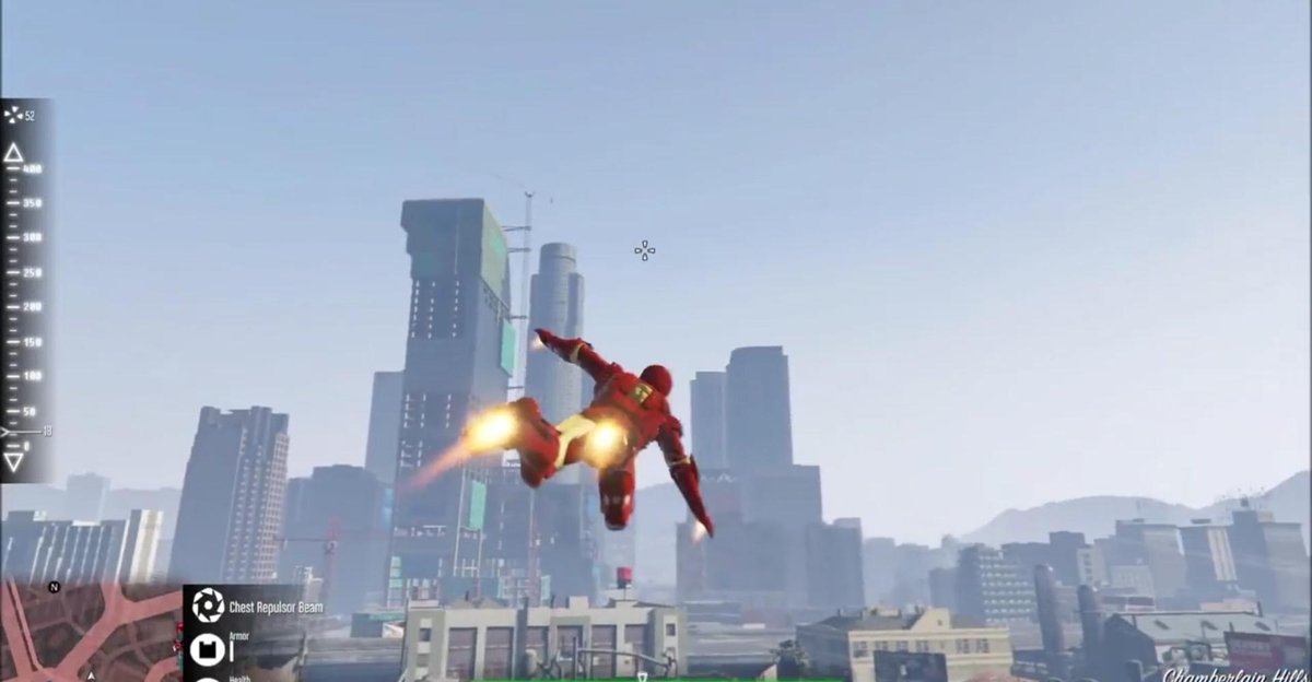 GameSpot's tweet photo. GTA 5 mod turns your character into Iron Man. http://t.co/RKGRlMjXUa http://t.co/JE3cdNP9b1