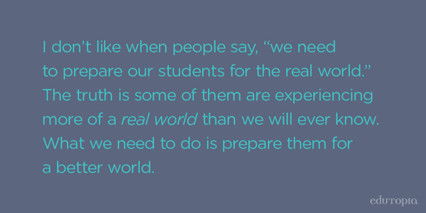 Thanks <a href="/edutopia/">edutopia</a> for reminding us what's important!