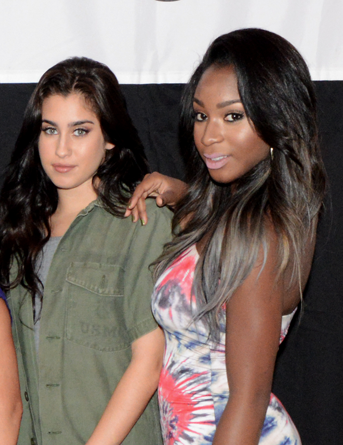 FreenSrochaBoss's tweet photo. Lauren y Normani en los M&amp;G hoy http://t.co/bF8ErU0UTX