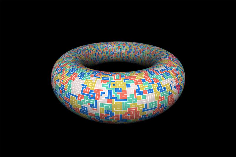 Modern jewellery? Nup. It's <a href="/WEHI_research/">WEHI (Walter and Eliza Hall Institute)</a> image of BAK proteins. On show <a href="/Fed_Square/">Squared</a> Aug 4-17 theage.com.au/victoria/The-A…
