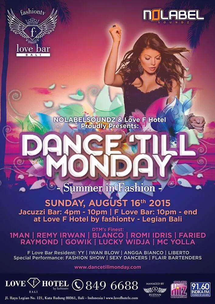 August'16th "DANCE TILL MONDAY" <a href="/LoveFHotel/">LoveFashionHotel</a> w/ <a href="/onemanzee/">1MAN ZACHARIAS</a> <a href="/remyirwan/">REMY IRWAN</a> <a href="/BLANCOism/">Blanco Is Sarmanella</a> <a href="/idris_romi/">Romi_Idris</a> <a href="/Luckywidja/">LuckyWIDJA</a> <a href="/mcyolla/">Yolla Dewi/YLMCL♔</a>