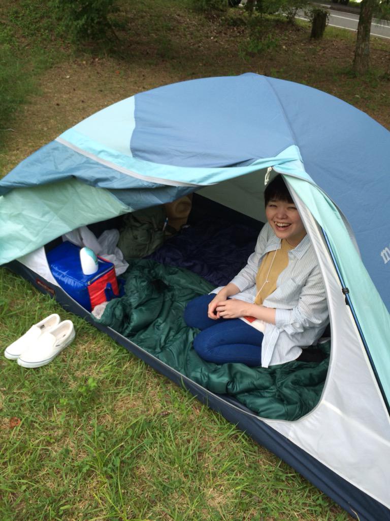 MieKitahara's tweet photo. 本栖湖で映画祭☆
初キャンプ‼︎ http://t.co/JvL3RNqBaL
