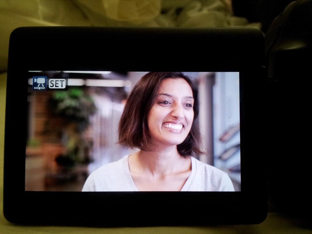 goforwardfilms's tweet photo. A shot from today's interview with Neetal from @Innov8social at @TechforGoodSWSF #tech4good http://t.co/ytkzDEyWUL