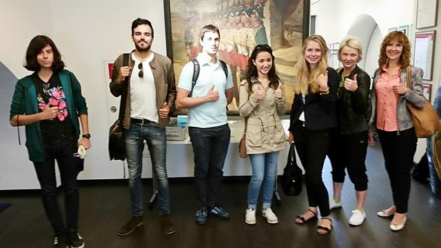evolanguage's tweet photo. #Mainz: Unser #Deutschkurs besucht das Fastnachtsmuseum   #SmartinGerman #Sprachenverbinden http://t.co/oUFFgEWdXE