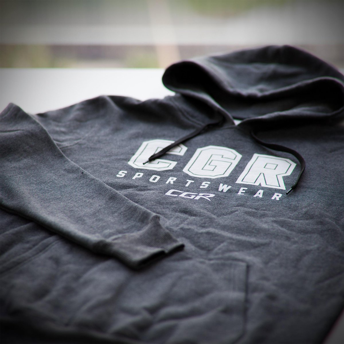 CGR Fleece Hoodie w/ Screen Print. Check out the CGR Sportswear Range for all of your custom apparel needs.