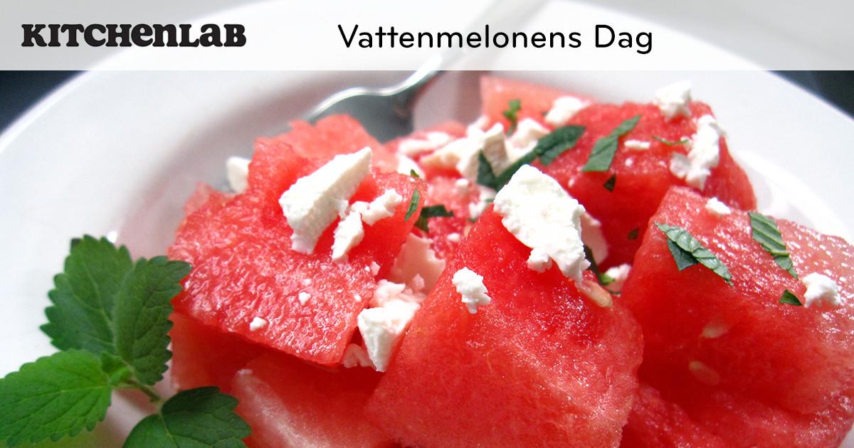 KitchenlabSE's tweet image. Idag firar vi Vattenmelonens Dag. Läs mer här »   kitchenlab.se/matevent/vatte… #vattenmelon #melon