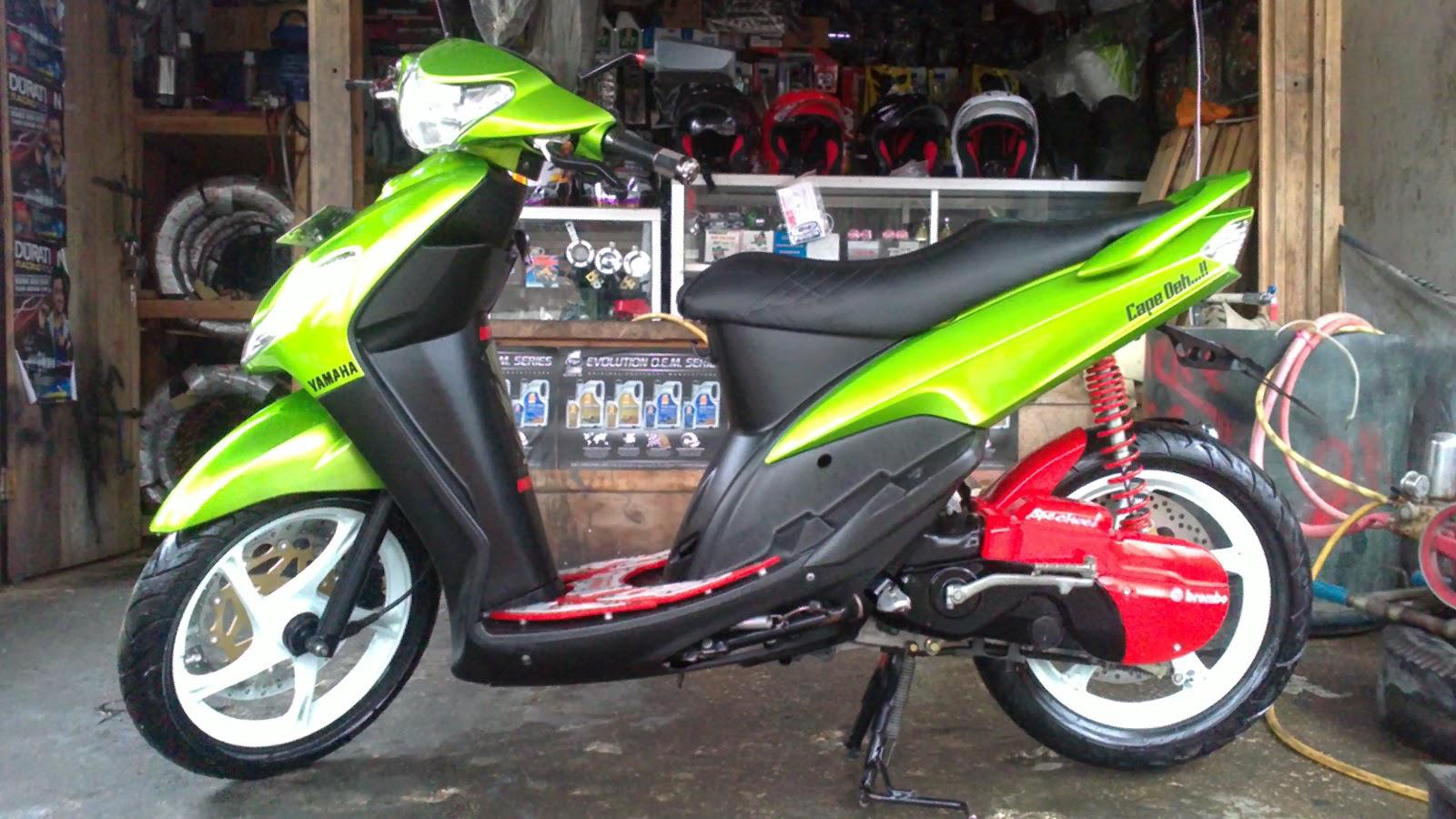  Modif  Motor Terbaru on Twitter Modifikasi  motor Mio  