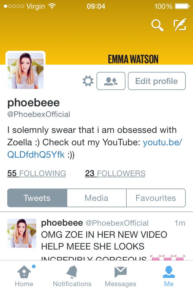 PhoebexOfficial's tweet photo. 😂 my header is random http://t.co/FRcV56J61N