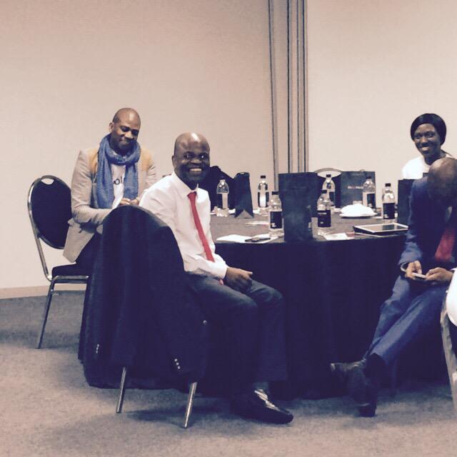 Afrofusion1's tweet photo. So honored to have @VictorAfrica address our #AfroInterns on the importance of being an afro-optimist. http://t.co/oNLBTwgMc8