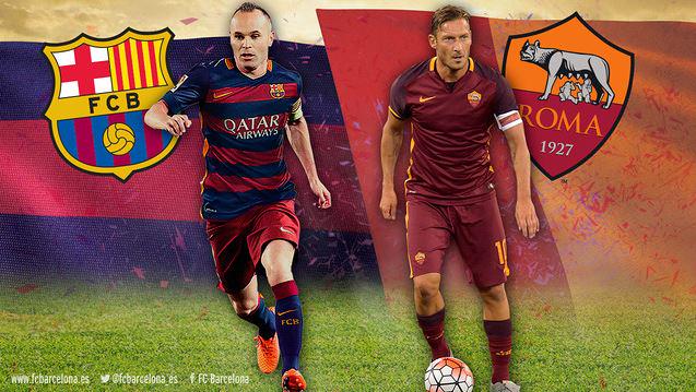 FCBarcelona_es's tweet photo. Iniesta y Totti se verán las caras en el Gamper. Son la elegancia, la fidelidad y la capitanía http://t.co/iHFHK449jf http://t.co/VftOipru28