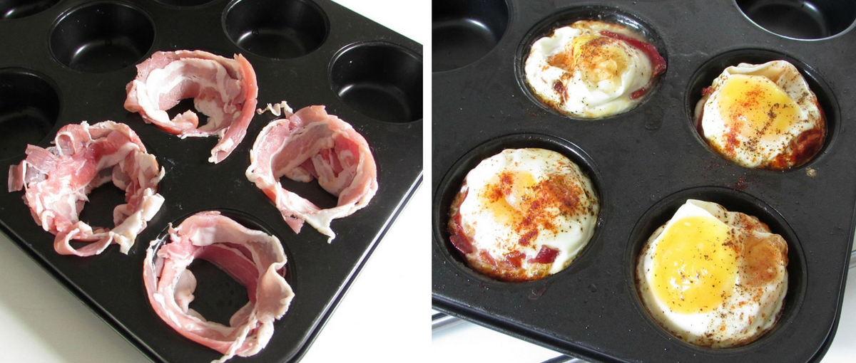 Finest_se's tweet photo. Perfekt som frukost till helgen eller som mättande mellanmål - muffins på endast bacon &amp; ägg! http://t.co/yTGSIttrlN http://t.co/LRItmOxAKX
