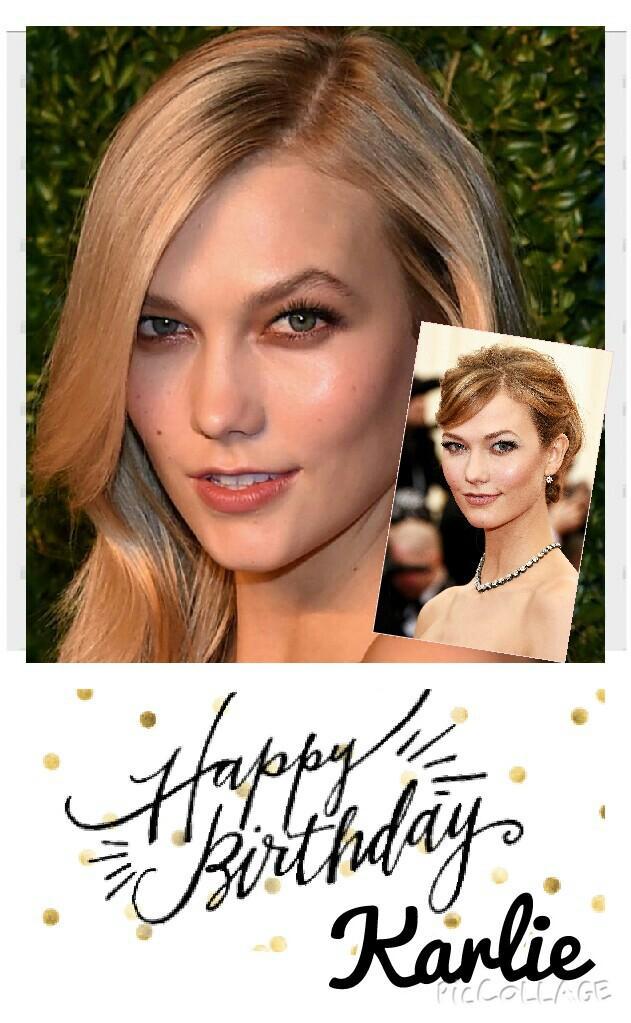 Happy Birthday Karlie Kloss    