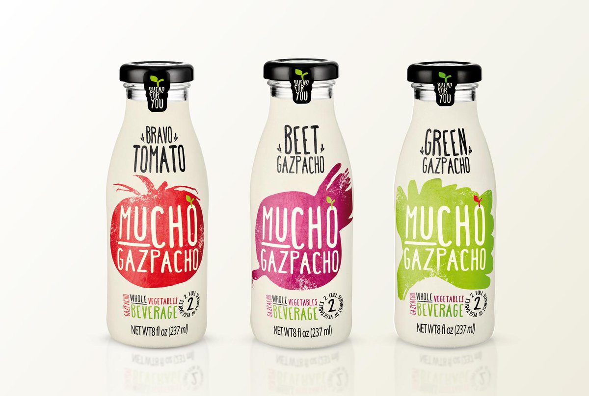 packagings's tweet photo. Mucho Gazpacho #beverage #packaging designed by @estudioversus - http://t.co/YEBpBWOcNI http://t.co/kVNxSrlvVj