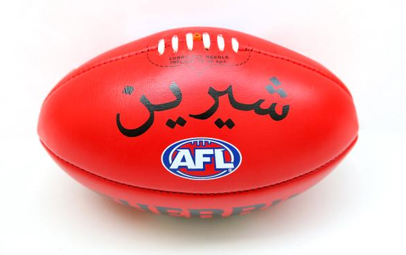 afldiversity's tweet photo. Our @auspost Multicultural Ambassadors are taking over our Twitter this week! Best question each day wins a Sherrin! http://t.co/zU1P4ys24t