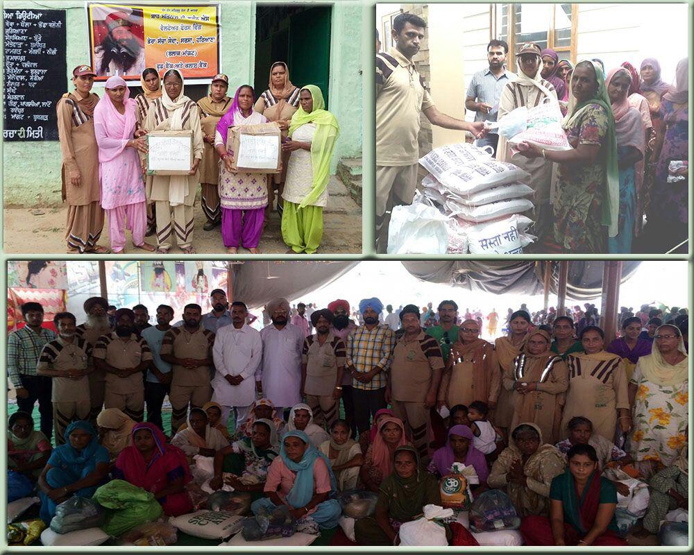 Gurmeetramrahim's tweet photo. #WishBdayByWelfare Ludhiana &amp; Fazilka did an admirable job of serving needy with food &amp; essentials. http://t.co/w7KwL7tiAh